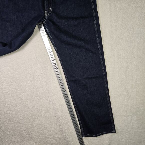 Levi’s 555 Carpenter Relaxed Straight Dark Blue Utility Jeans Denim Mens 36x32 - Picture 8 of 11